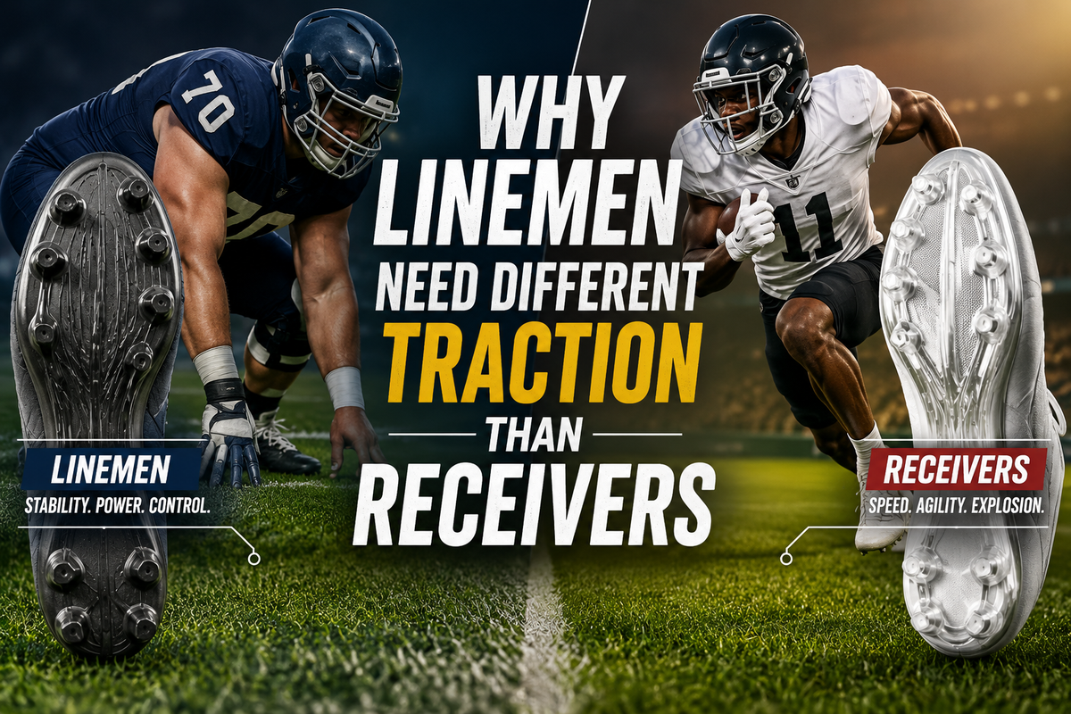 Why Linemen Need Different Traction Than Receivers