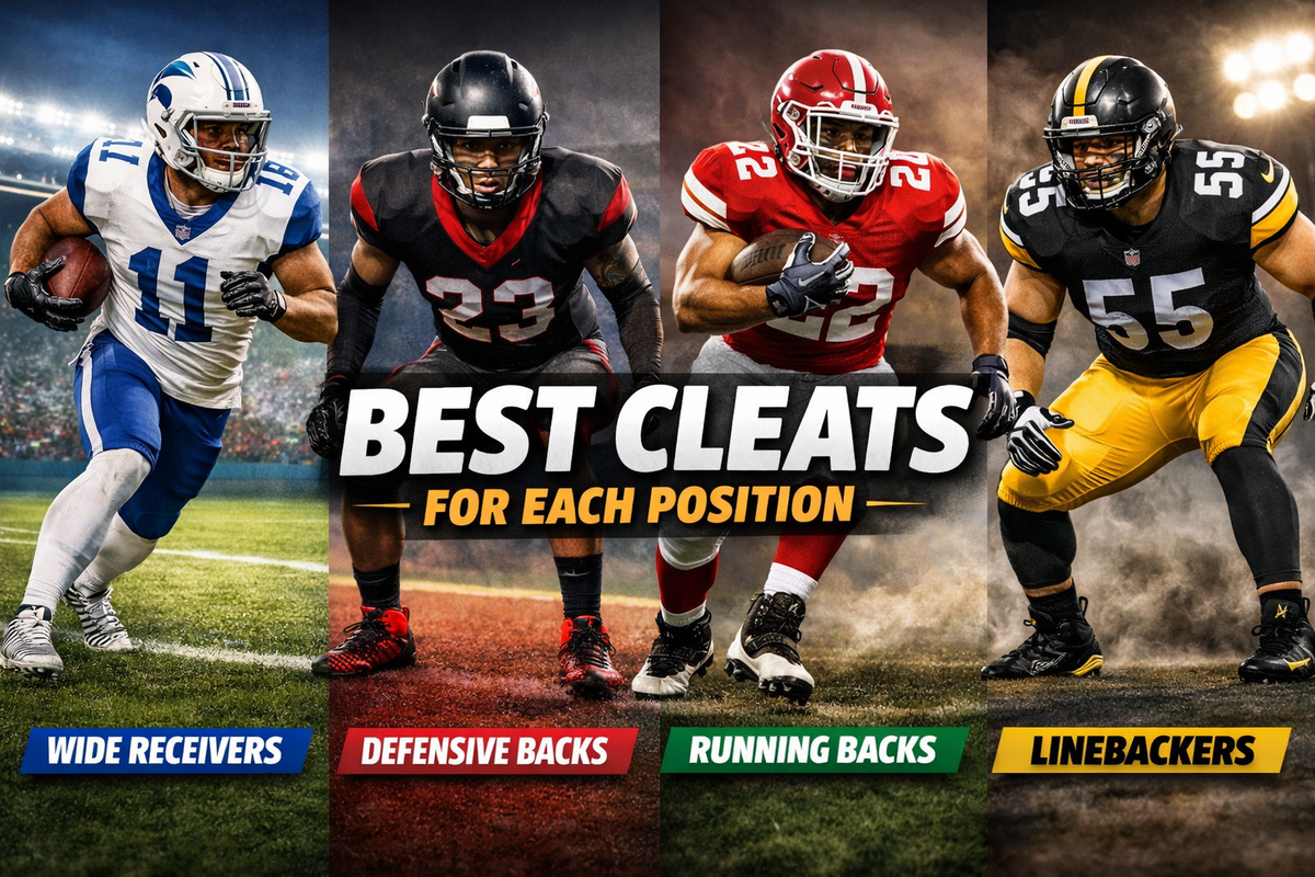 Which Football Cleats Are Best for Each Position? (Receivers, DBs, RBs ...