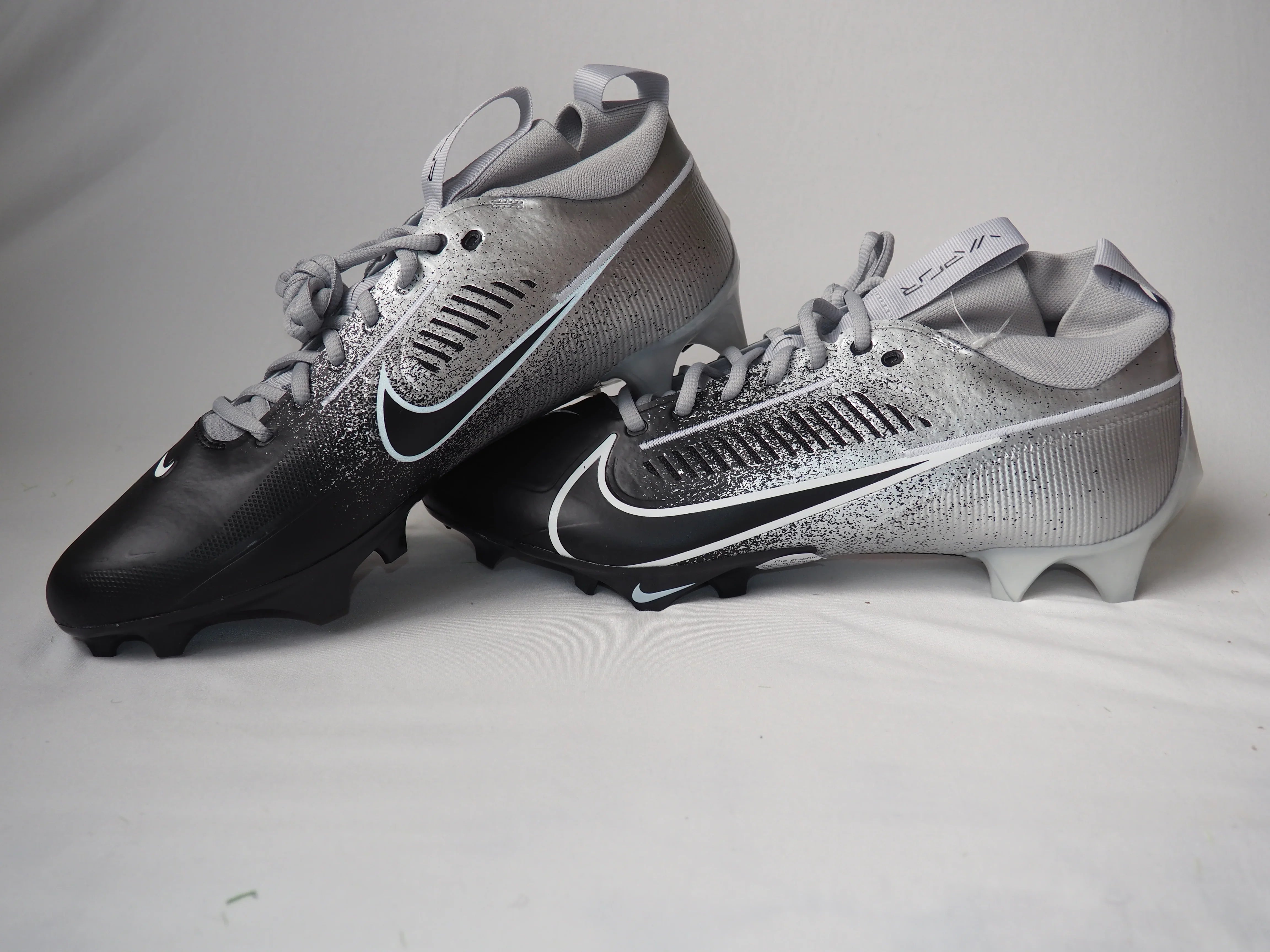 Nike Vapor Edge Pro 360 Silver Black – Playbook Cleats